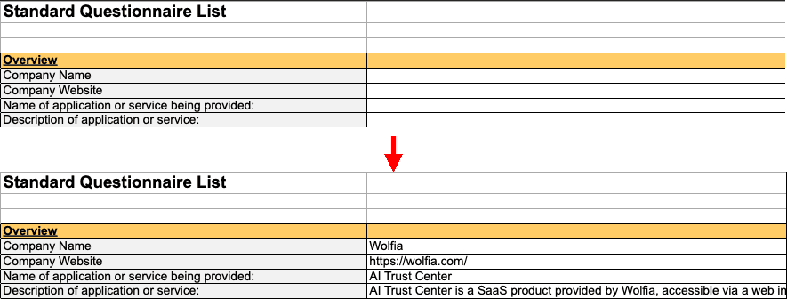 Automatic In-Place Spreadsheet Filling